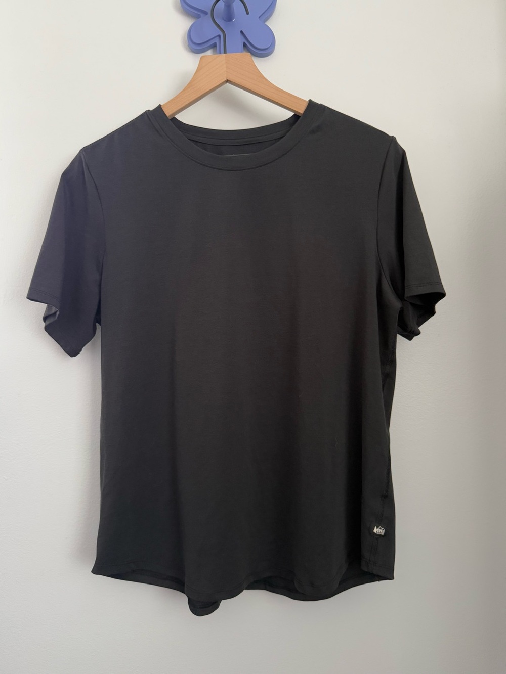 Rei Coop Women’s Large Short Sleeve Tee Crew Relaxed Boxy Fit Outdoor Hike Trail